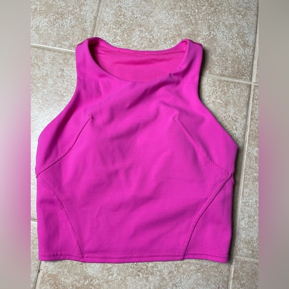 Lululemon Women's Wunder Train Racerback Tank Top Sonic Pink Size 4 - Picture 1 of 5